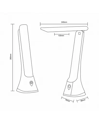Настільна лампа Zuma Line SM-612 LED 1x5W 3000K-6000K 250Lm IP20 чорна - фото 2