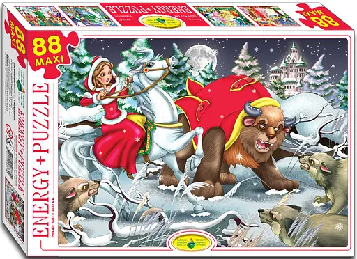 Пазли Енергія+ Красуня і чудовисько, 88 елементів, ЕГ-09