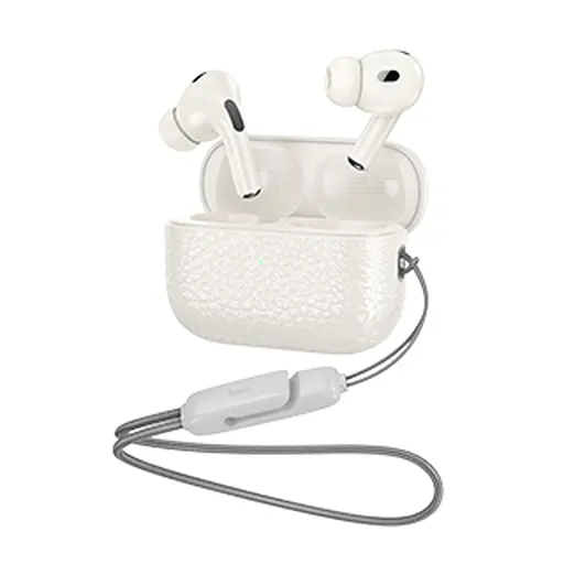 Бездротові TWS навушники Hoco EQ9, вакуумні, BT5.3, 40mAh, 300mAh, 7h, milky white - фото 3