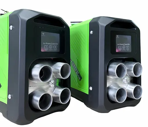 Автономный дизельный обогреватель WEBASTO GREELITE SN5000 с низким уровнем шума 5000 Вт Черный с зеленым - фото 8