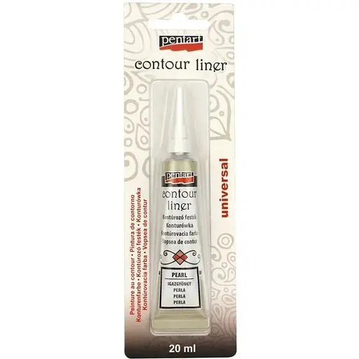 Контур универсальный Pentart с блестками 20мл - фото 1