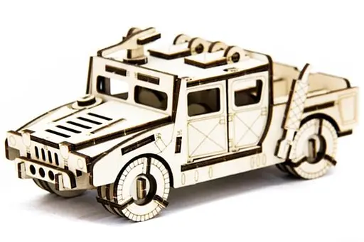 Дерев'яний конструктор Хаммер 74 деталі - фото 1