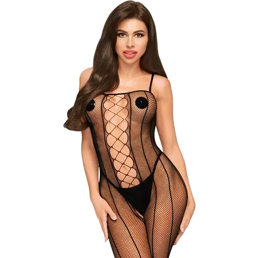 Бодістокінг на бретелях DROP-DEAD TASTY чорний Penthouse xl