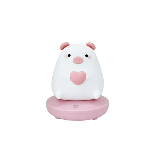 Нічник дитячий "Свинка" Mega Zayka MGZ-1411 зарядка від USB - фото 1