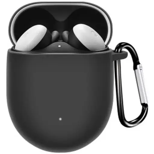 Чохол-накладка DK Silicone Candy Friendly з карабіном для Google Pixel Buds 2 (011407) (black)