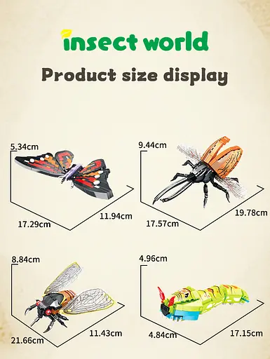 Конструктор насекомые  WOMA развивающий научный набор живой мир 705 деталей - фото 3