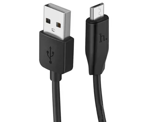 Кабель Hoco x1 MicroUSB самый дешевый 1 метр шнур провод микросб - фото 1