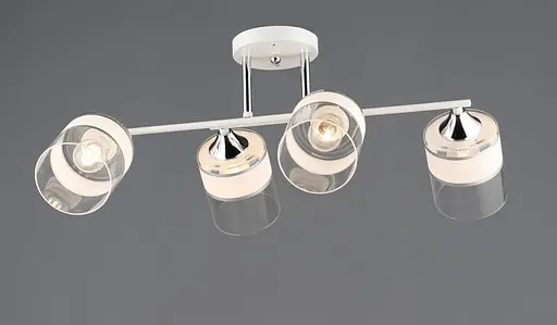 Люстра B A4435/4 белый+хром