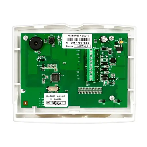 Клавиатура Tiras K-LED16 на 16 индикаторов зон. (21-00021) - фото 7