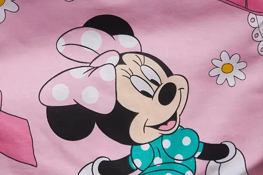 Комплект постельного белья Moon&Star Бязь Gold Люкс Minnie's Makeover семейный 160х220х2 наволочки 2х40х60 - фото 7