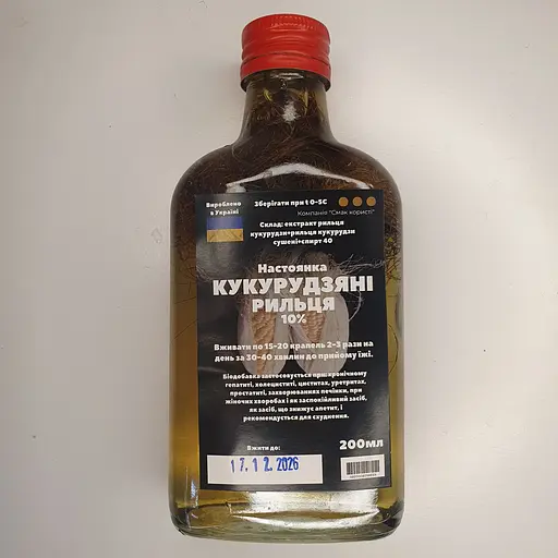 Настойка на рыльцах кукурузы 200 мл - фото 1
