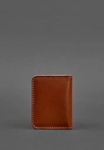 Кожаная обложка для ID-паспорта и водительского заседания 4.0 светло-коричневая - фото 5