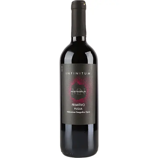 Вино Infinitum Primitivo Puglia IGT червоне сухе 0.75 л