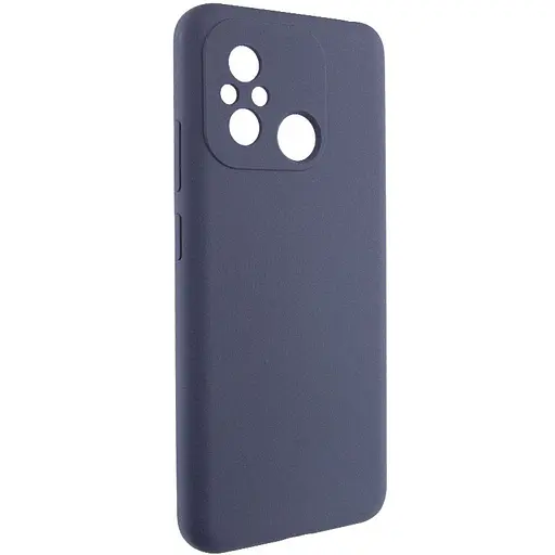 Чехол Lakshmi Silicone Cover Full Camera AAA для Xiaomi Redmi 12C Темно-синий/Midnight blue - фото 2