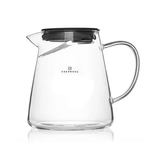 Скляний чайник заварник 950 мл Edenberg EB-19043 жароміцне боросилікатне скло - фото 4