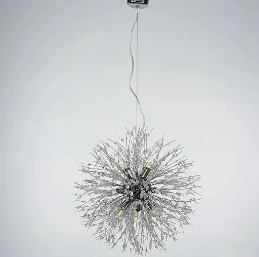 Пушистый подвесной светильник в виде одуванчика в корпусе хром Ст. AS 155 P CH | Line F - фото 2