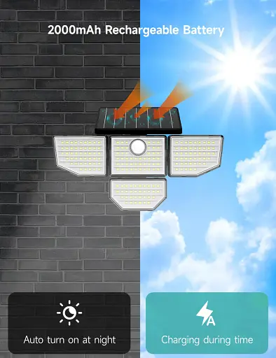 Сонячний вуличний світильник (2 шт. - фото 5