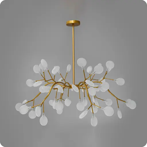 Люстра підвісна 517 Dlight на 54 ламп Золото Сатін (01972) - фото 1