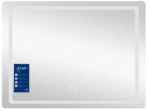 Дзеркало Qtap Mideya (MI2) прямокутне з LED-підсвічуванням Touch QT2078NCF7050W - фото 2