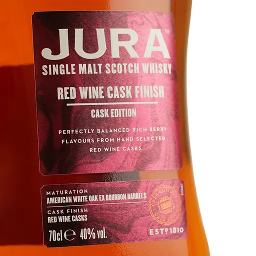 Виски Jura Red Wine Single Malt Scotch Whisky, 40%, 0,7 л (54773) - фото 10