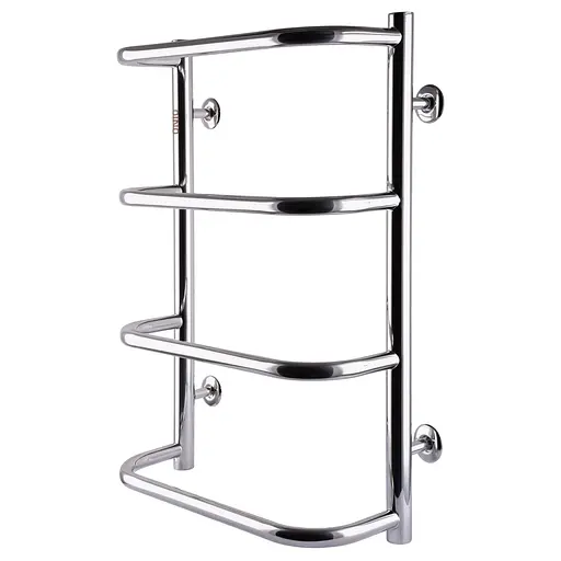 Водяна рушникосушка Unio LS W 600-400-4 Драбинка Скоба, Хром - фото 2