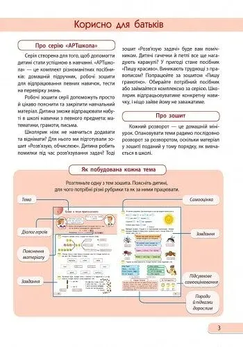 АРТшкола. Пишу грамотно. Українська мова. Частина 1. 1 клас - фото 3