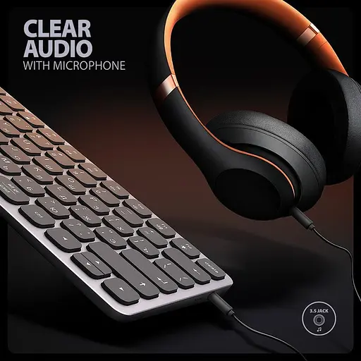 Клавіатура AXAGON HMC-KB USB-C 9 in 1 HUB EN/UA Grey Black (HMC-KB-CRL) - фото 8