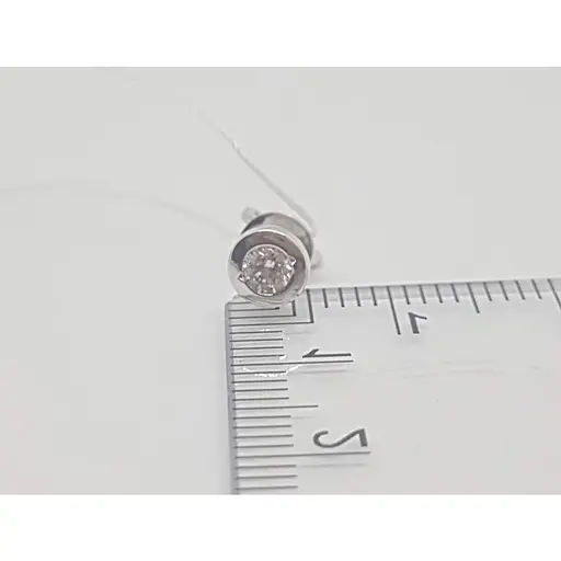 Золотые серьги-пуссеты Империя золота с фианитами. СП131БИ - фото 3