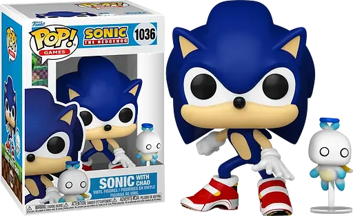 Фігурка Funko Pop Їжак Сонік і Чао Sonic the Hedgehog Sonic with Chao 10 см SH SC 1036