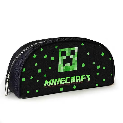 Пенал шкільний Minecraft Кріпер 23х10х8 см з принтом для хлопчика (02841)