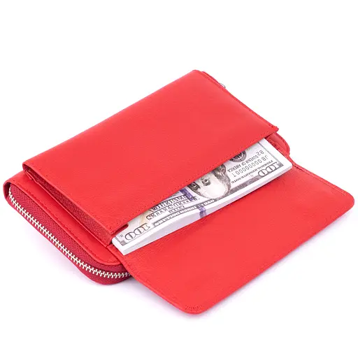 Кожаный женский кошелек ST Leather 20х10х2.5 см acs0015305 - фото 5