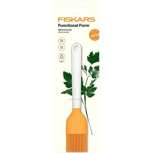 Кисточка кулинарная Fiskars Functional Form силиконовая белая (1023614) - фото 6