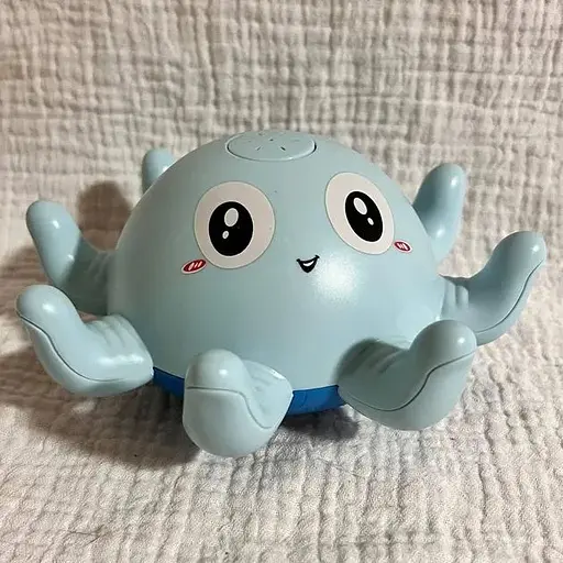 Іграшка для ванни Восьминіг із фонтаном блакитний - фото 2