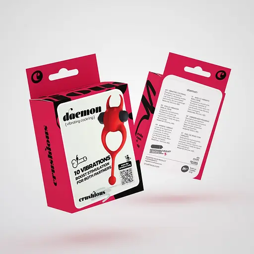 Виброкольцо Crushious Daemon 12.5 см (красный) - фото 11