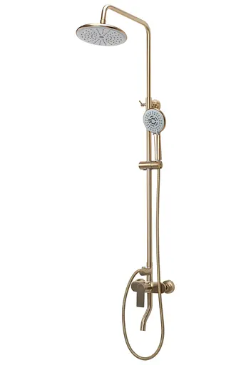 Душова система Rea Verso Brushed Gold з виливом REA-P9146, Золотий - фото 8