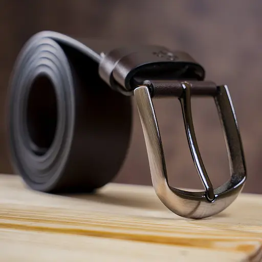 Ремінь шкіряний Grande Pelle чоловічий 3,3х125 см acs0014897 - фото 6