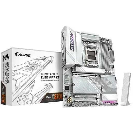 Материнская плата Gigabyte X870E Aorus Elite WiFi7 Ice Socket AM5 - фото 2