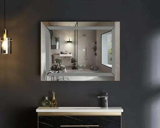 Дзеркало Mixxus Light MR01-70x50 (годинник, LED-підсвічування, антизапотівання) (MI6000) - фото 4