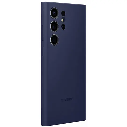 Оригінальний силіконовий чохол Samsung Silicone Case для Samsung Galaxy S23 Ultra Navy EF-PS918TNEGRU - фото 2