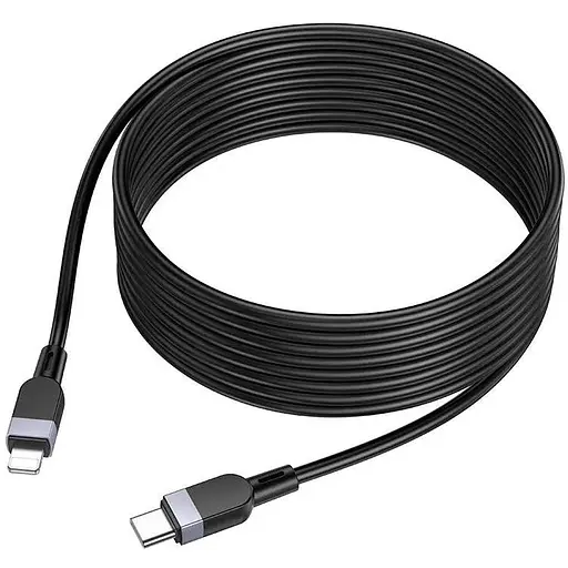 Кабель Hoco Type-C to Lightning Energy силиконовый зарядный кабель для передачи данных X109 3 м 27W