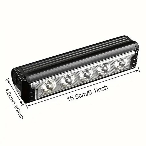 Велосипедный передний фонарь FY-339B-5 Type-C (5 режимов) - фото 2