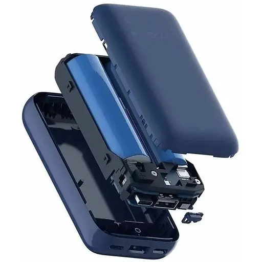 Зовнішній акумулятор (Power Bank) Xiaomi Mi Power Bank 10000 mAh 33W Pocket Version Pro Blue (PB1030ZM) - фото 4