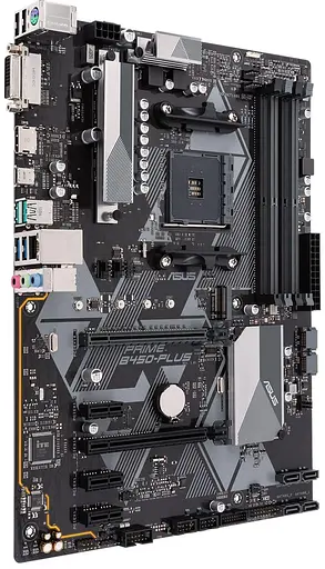 Материнская плата ASUS PRIME B450-Plus (PRIME B450-PLUS) (Socket AM4, AMD B450, ATX) - фото 2