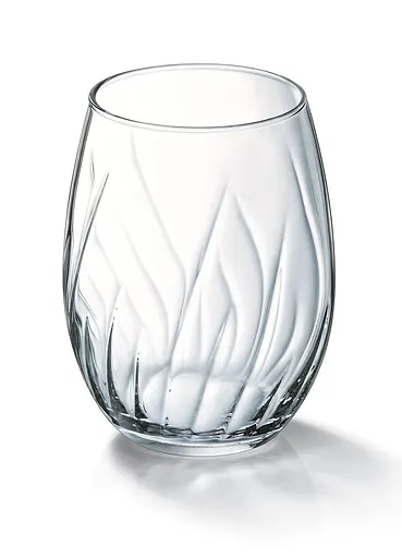 Набір склянок високих для соку та води кришталеве скло CD'A Swirly 4х360 мл (V2831) - фото 1