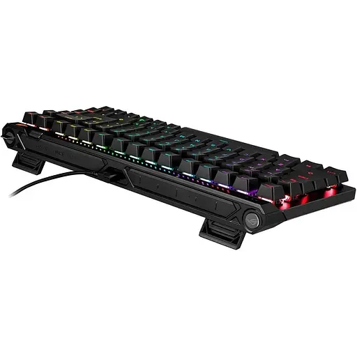 Клавиатура ASUS ROG Falchion Ace 75 HE HFX V2 Magnetic Switches USB-A EN RGB Black (90MP047H-BKUA20) - фото 6