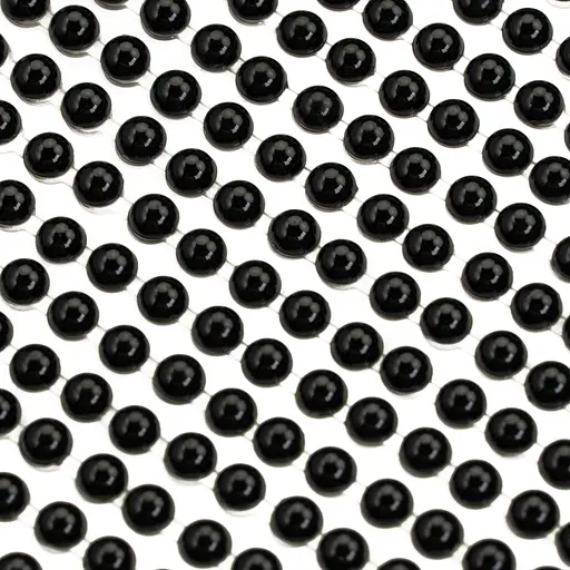 Перлини самоклеючі Чорні 5мм 375шт Rosa Talent - фото 3