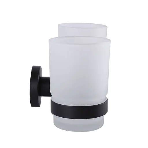 Склянка подвійна Globus Lux BS8428 SUS304 чорний матовий - фото 4