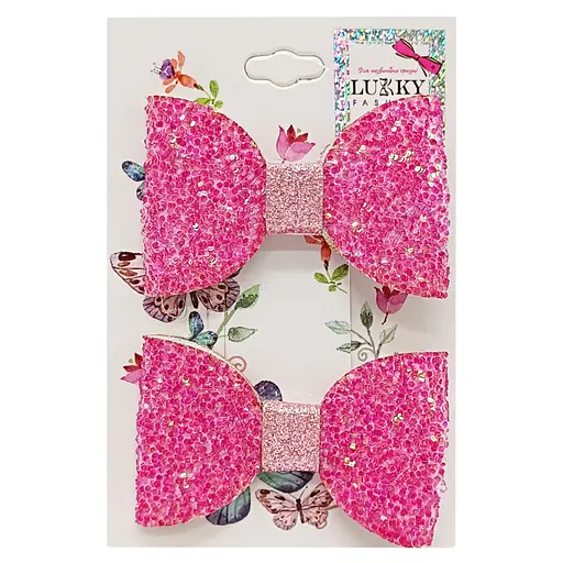 Затискач дитячий для волосся "Метелик" Lukky T18450, 2 штуки - фото 1