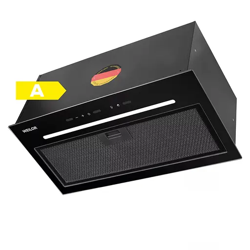 Вытяжка полновстраиваемая Weilor Luna Wbg 59 Black Silence
