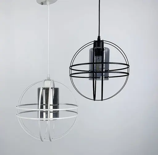 Світильник в білому корпусі у формі орбіти | Арт. 12525/1 WT | Line F - фото 3